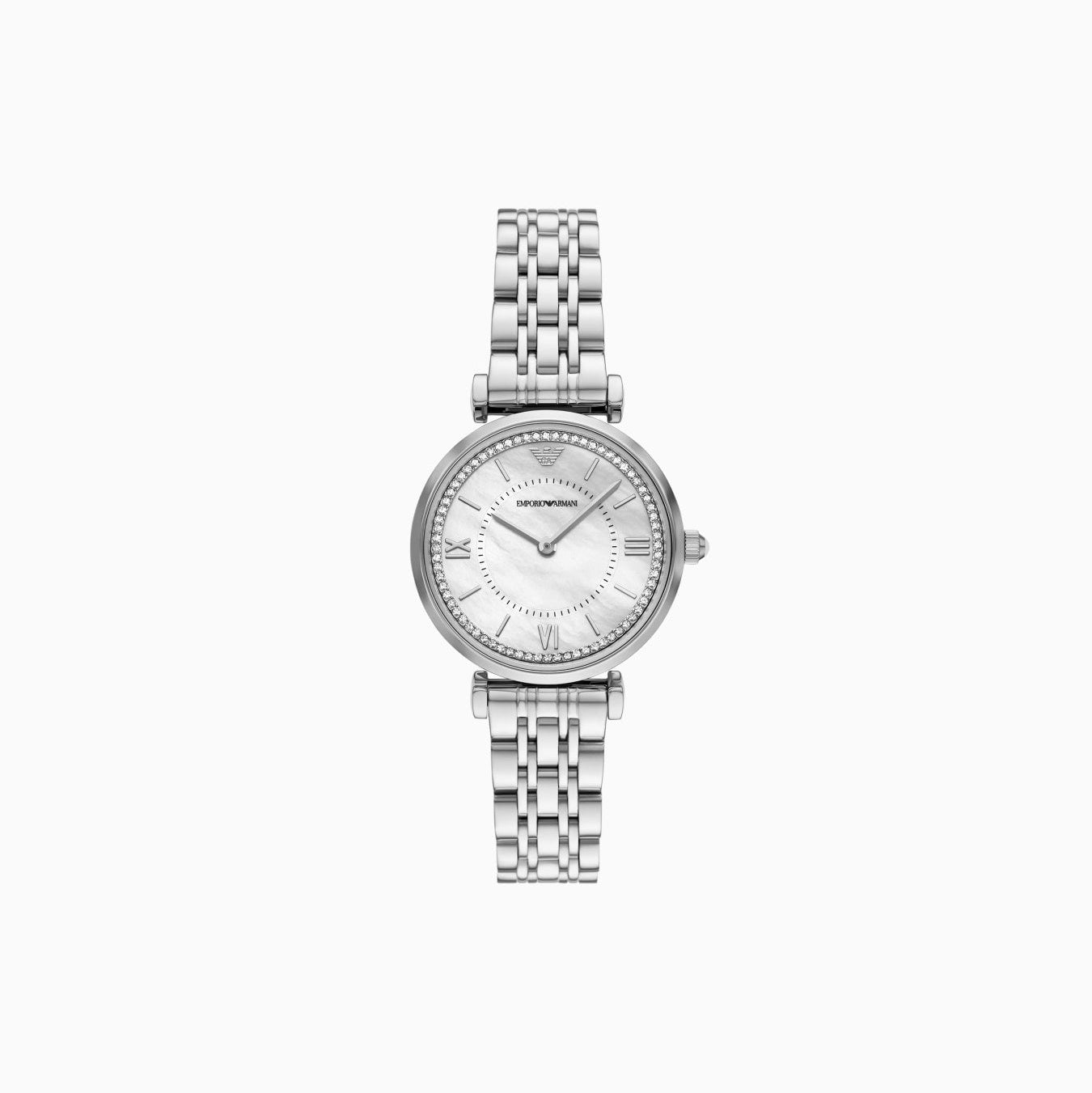 ARMANI GIANNI T-BAR LADIES MOP STAILNESS STEEL WATCH