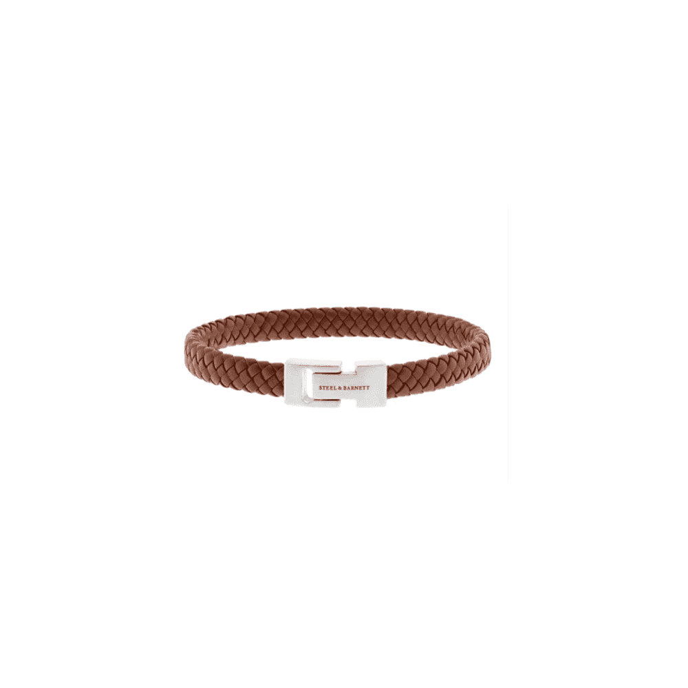 ARCHIE LIGHT BROWN LEATHER BRACELET