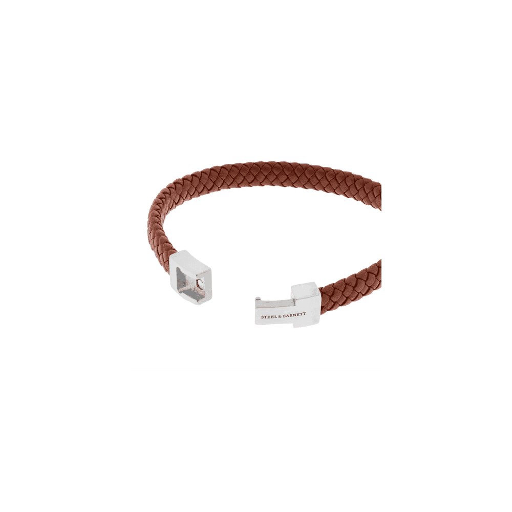 ARCHIE LIGHT BROWN LEATHER BRACELET