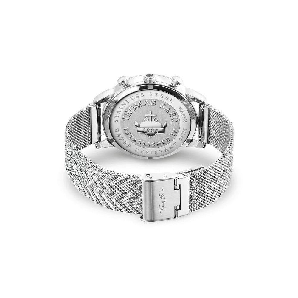 ARIZONA SPIRIT STAINLESS STEEL CHRONOGRAPH WATCH WITH TURQUOISE DIAL