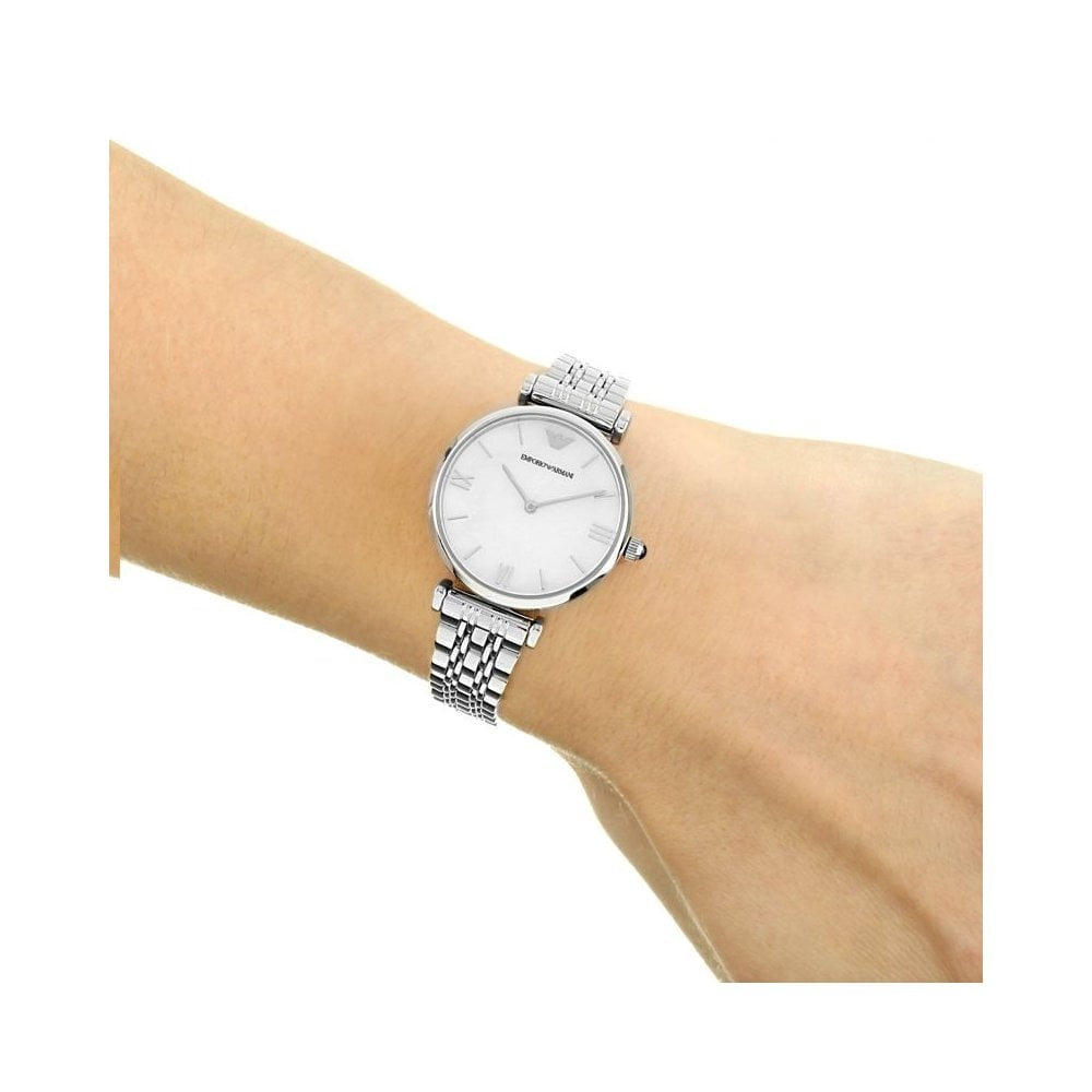 ARMANI LADIES STAINLESS STEEL WATCH