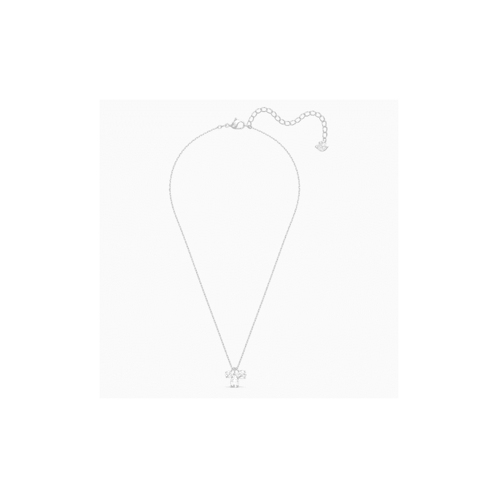 ATTRACT WHITE CRYSTAL THREE CHARM PENDANT