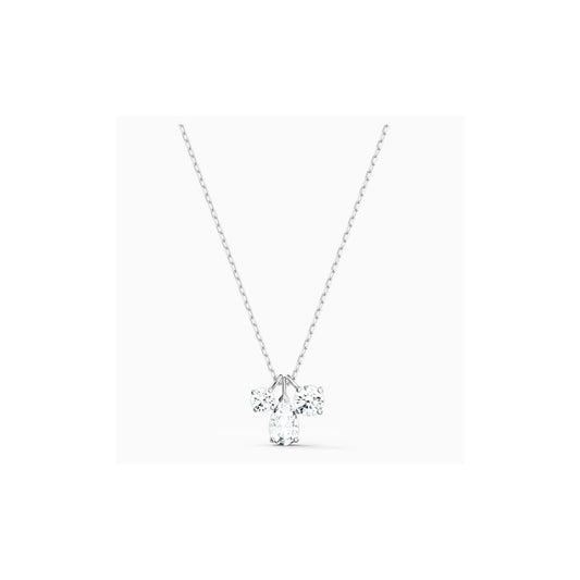 ATTRACT WHITE CRYSTAL THREE CHARM PENDANT