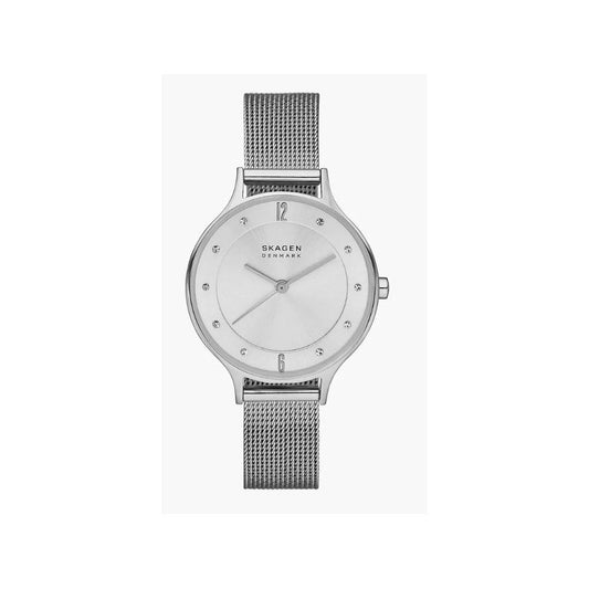 Anita Lille, Silver Dial , Ladies Steel Mesh Watch