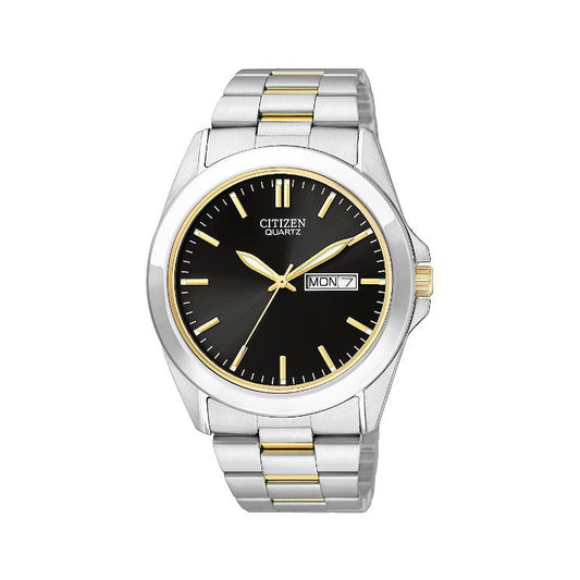 CITIZEN TWO-TONE QUARTS STAINLESS STEEL WATCH