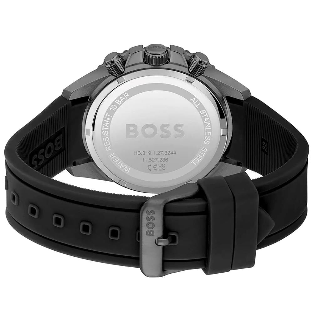 BOSS ADMIRAL CHRONOGRAPH OLIVE GREEN DIAL STAINLESS STEEL WATCH
