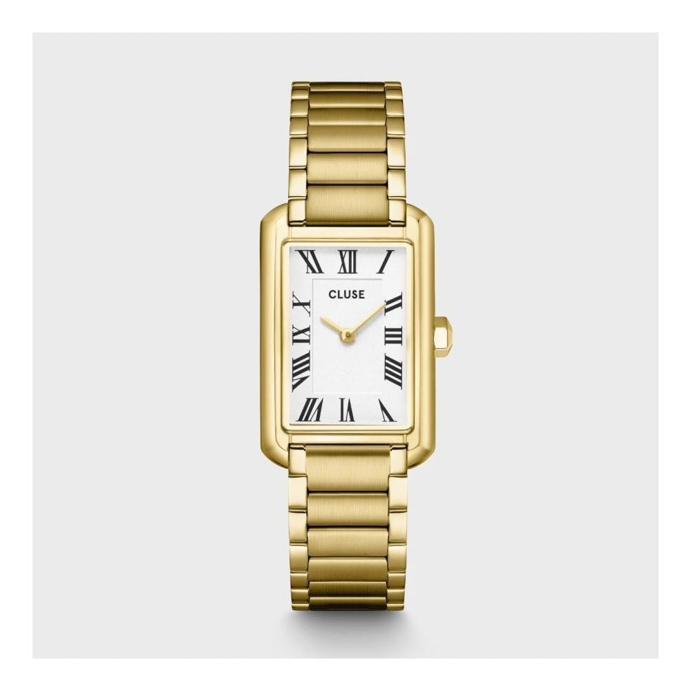 Belisenna, White Dial, Ladies Gold Stainless Steel Watch