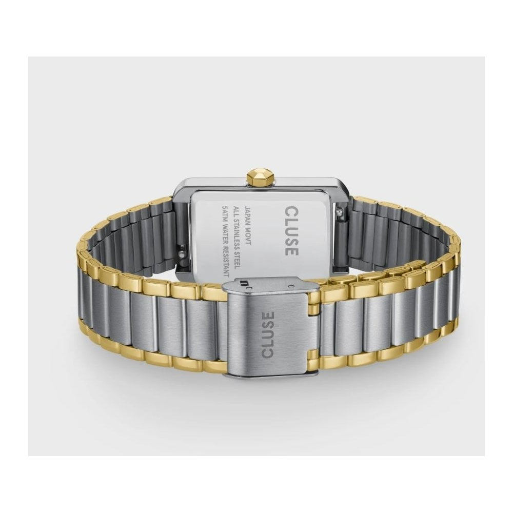 Belisenna,White Dial, Ladies Two-Tined Stainless Steel Watch