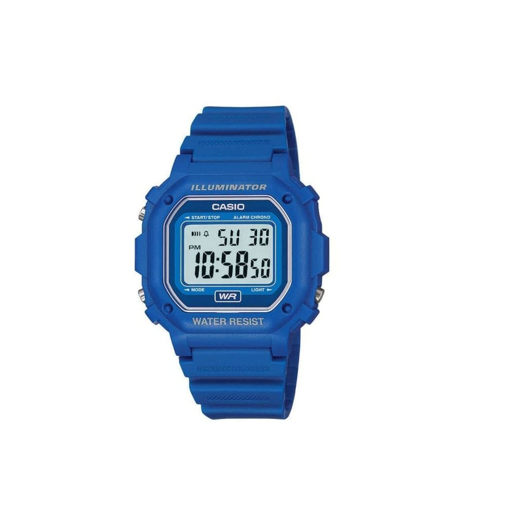 Blue Illuminator Digital Alarm Watch
