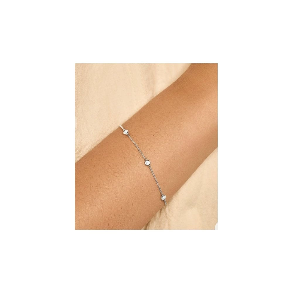 Blush 14k White Gold with Zirconia Bracelet 