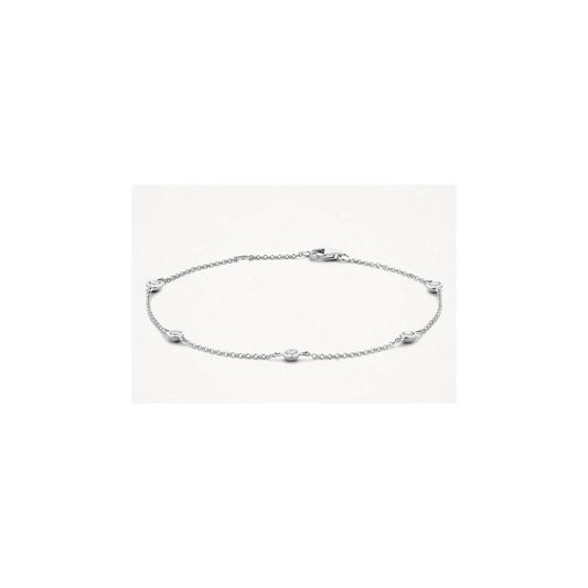 Blush 14k White Gold with Zirconia Bracelet 