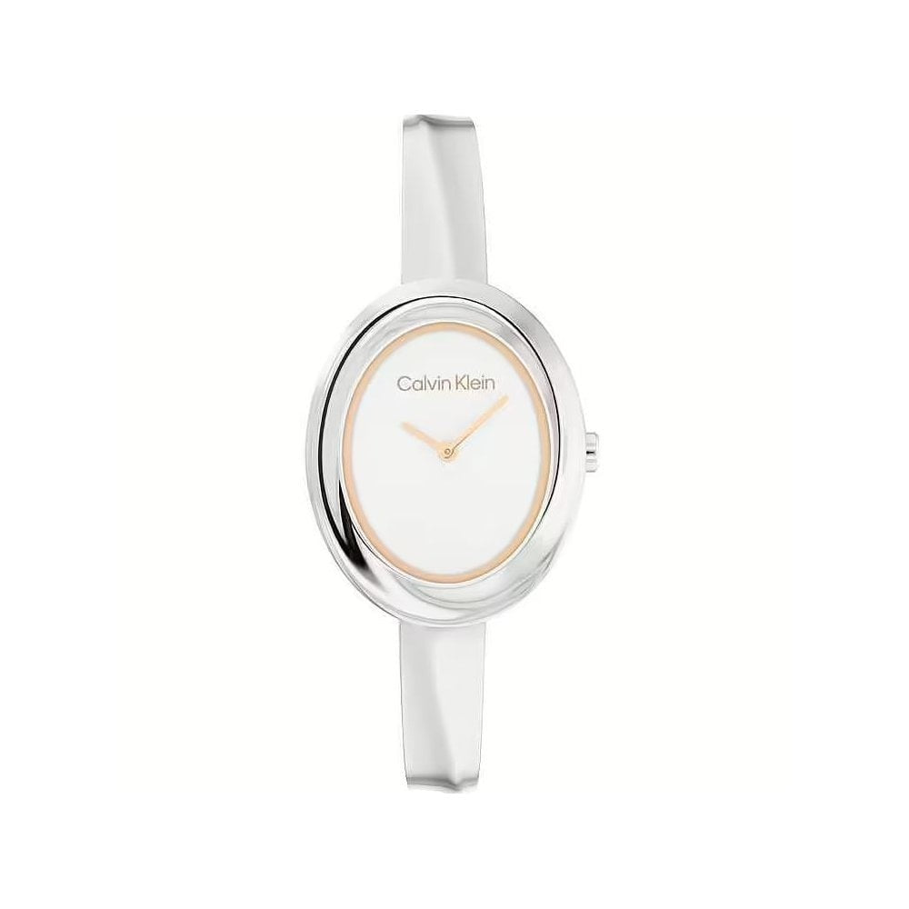 CALVIN KLEIN TWISTED BEZEL LADIES WATCH