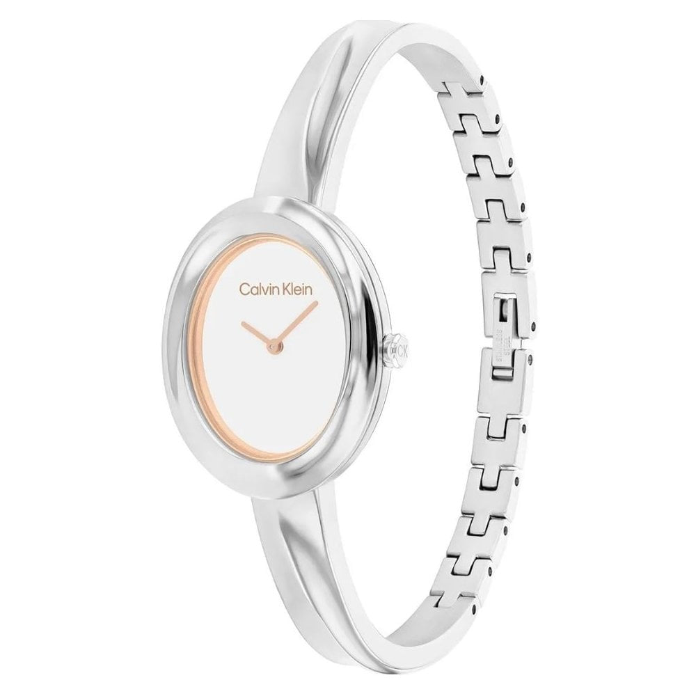 CALVIN KLEIN TWISTED BEZEL LADIES WATCH