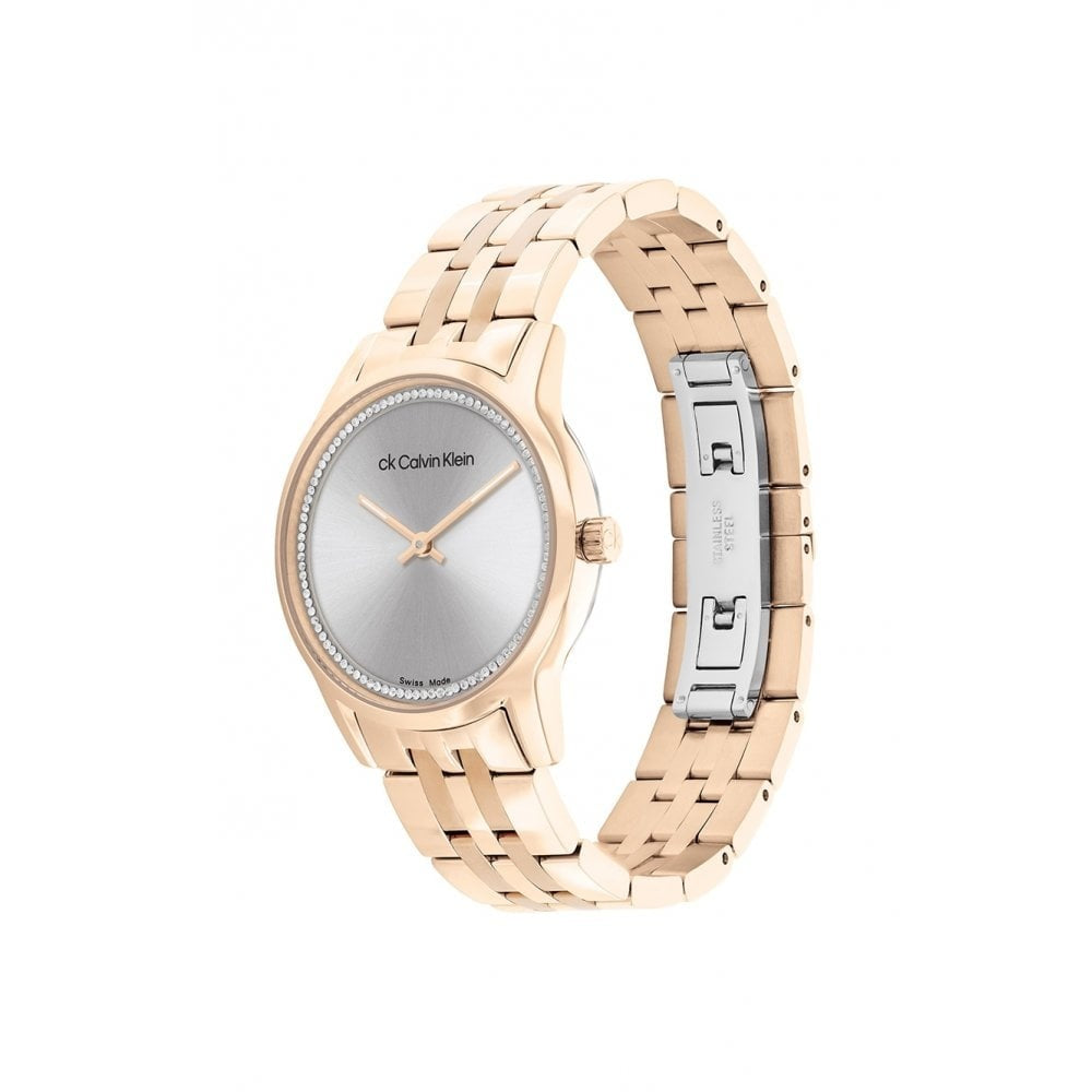 CALVIN KLEIN WOMENS QUARTZ STAINLESS STEEL WATCH 