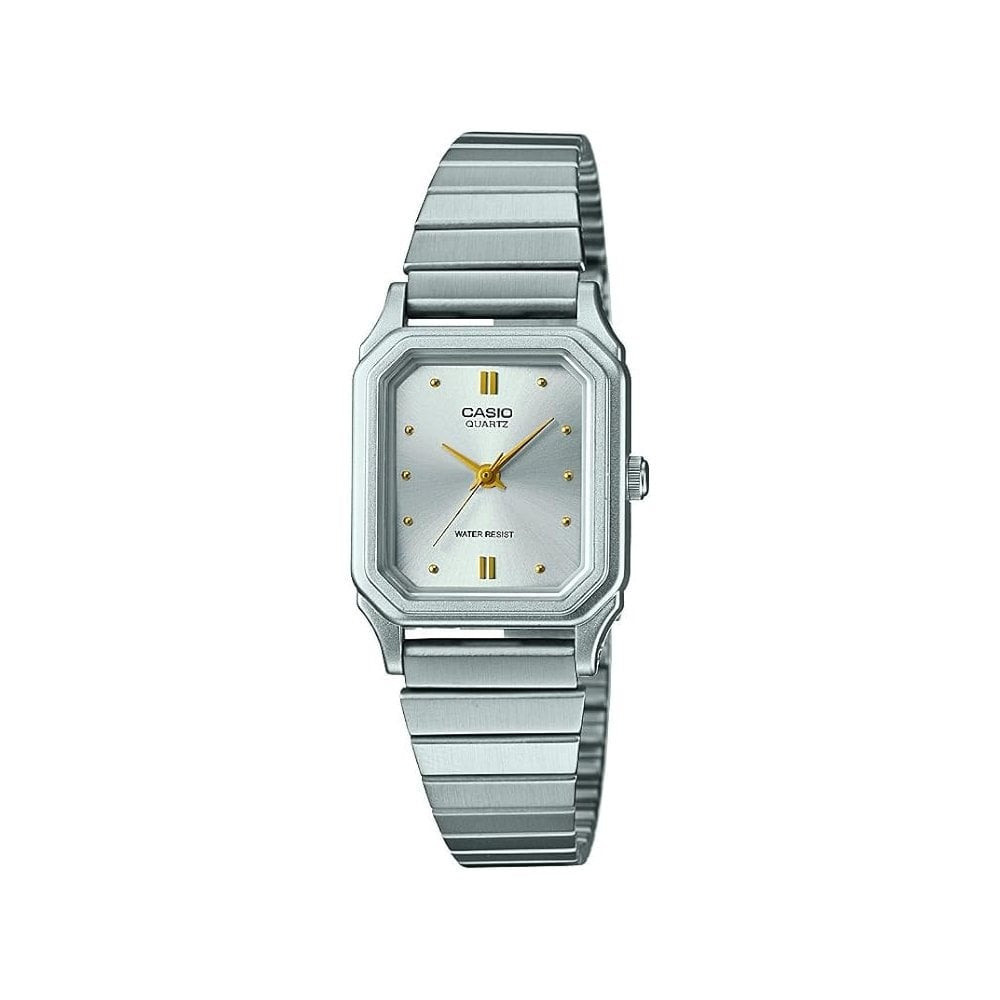 CASIO COLLECTION SILVER STAINLESS STEEL QUARTZ LADIES WATCH