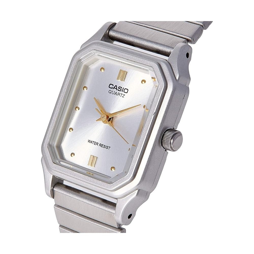CASIO COLLECTION SILVER STAINLESS STEEL QUARTZ LADIES WATCH