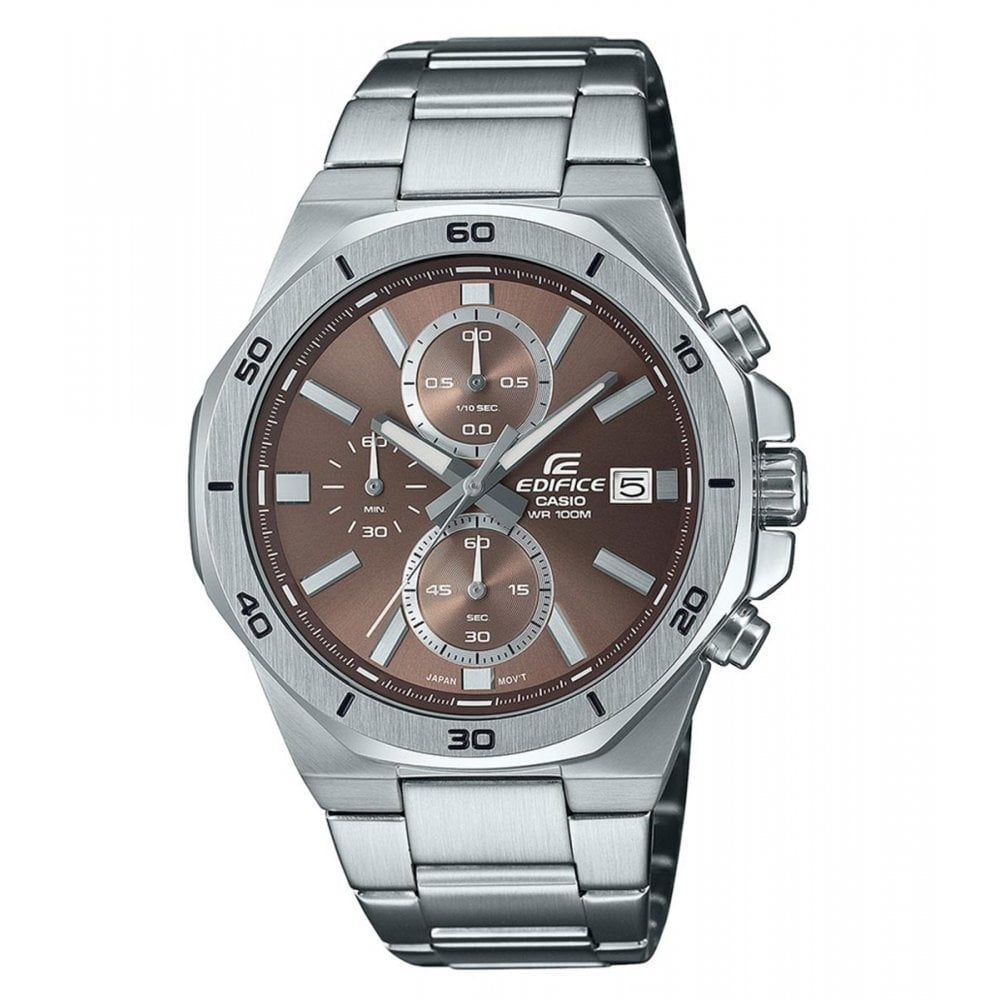 CASIO EDIFICE sports chronograph STAINLESS STEEL WATCH