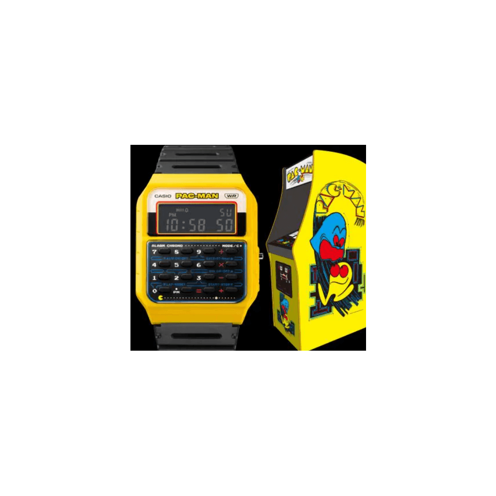 CASIO 'PAC-MAN' CALCULATOR LIMITED EDITION DIGITAL WATCH