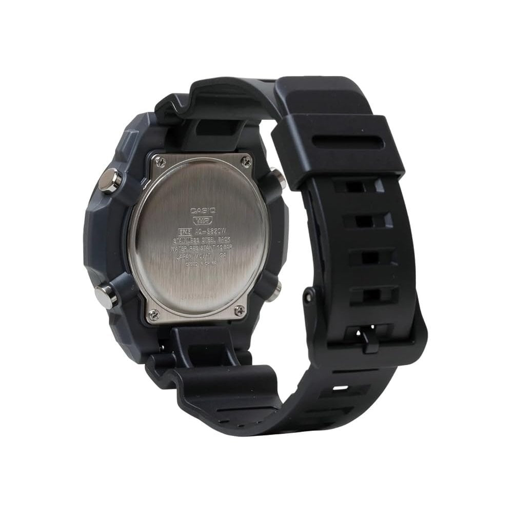 CASIO TOUGH SOLAR BLACK SILICONE WATCH