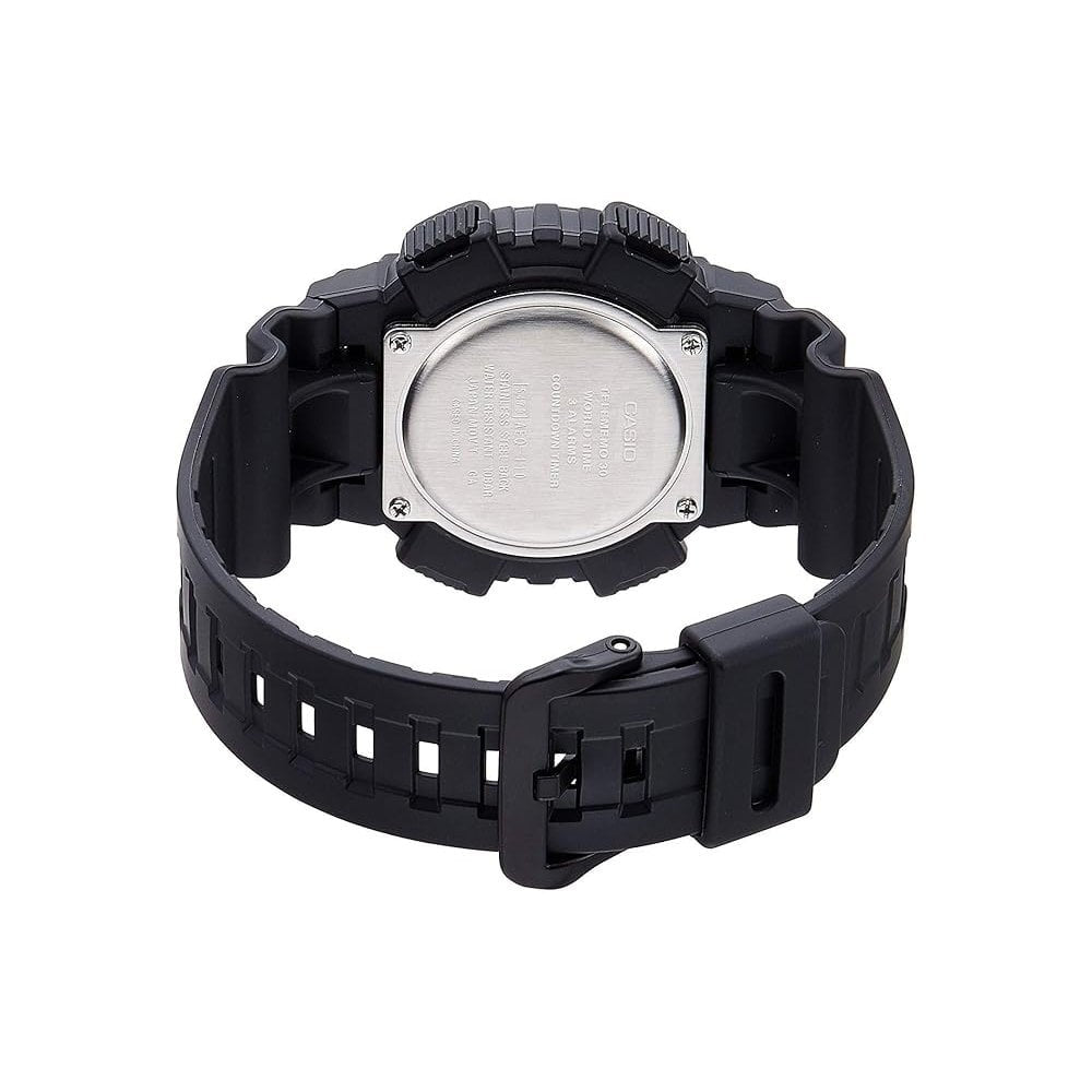 CASIO WORLD TIME 10 YEAR BATTERY DIGITAL GENTS WATCH