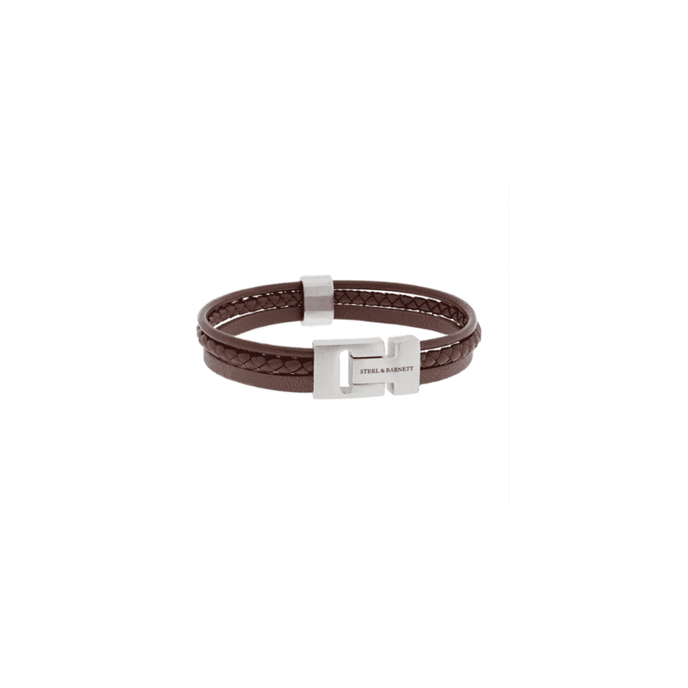 CASUAL COLE BROWN LEATHER BRACELET