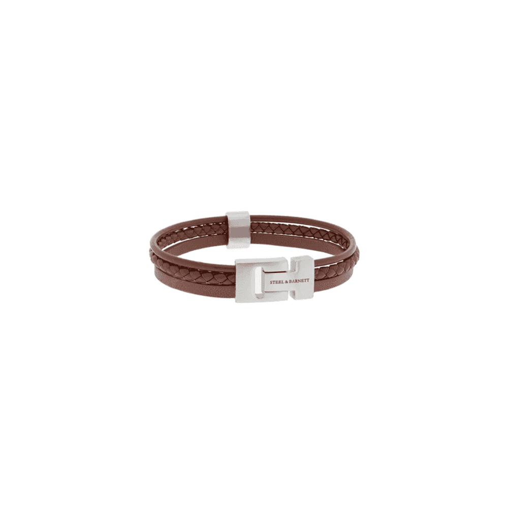 CASUAL COLE LIGHT BROWN LEATHER BRACELET