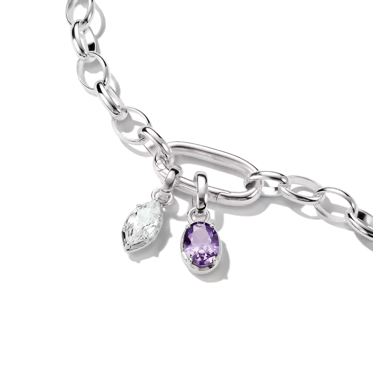 February Birthstone Thomas Sabo Connect Charm