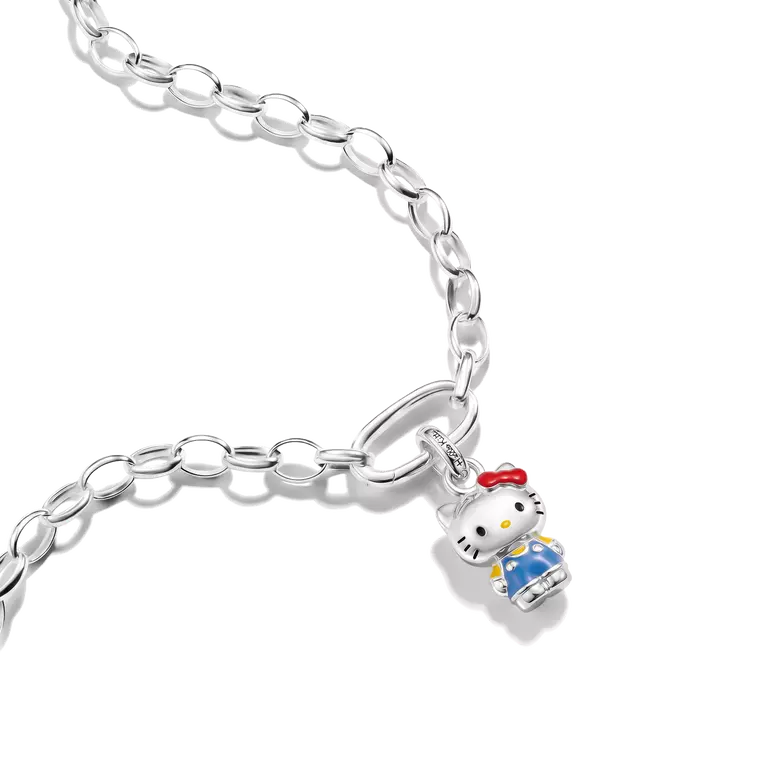 Thomas Sabo Hello Kitty Blue Connect Charm with Red Bow