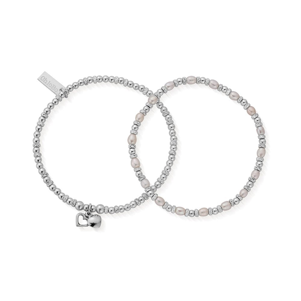 CHLOBO CHILDRENS FOREVER LOVE SET OF 2 BRACELETS