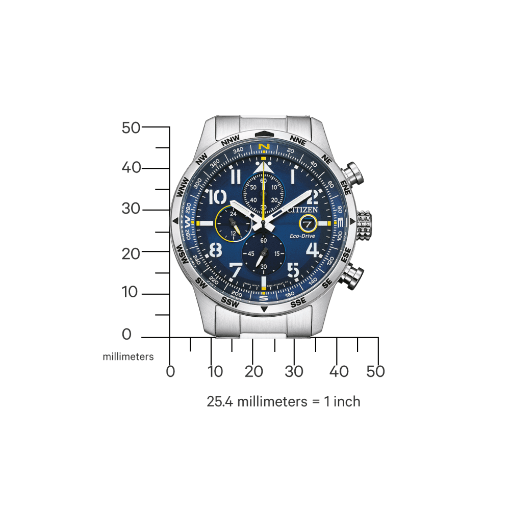 CITIZEN ECO DRIVE AVIATOR CHRONOGRAPH WATCH