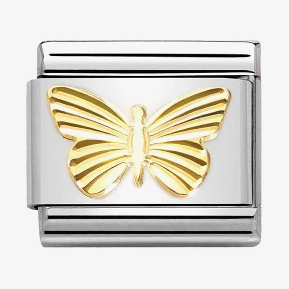 CLASSIC Composable Gold Coated Butterfly Charm