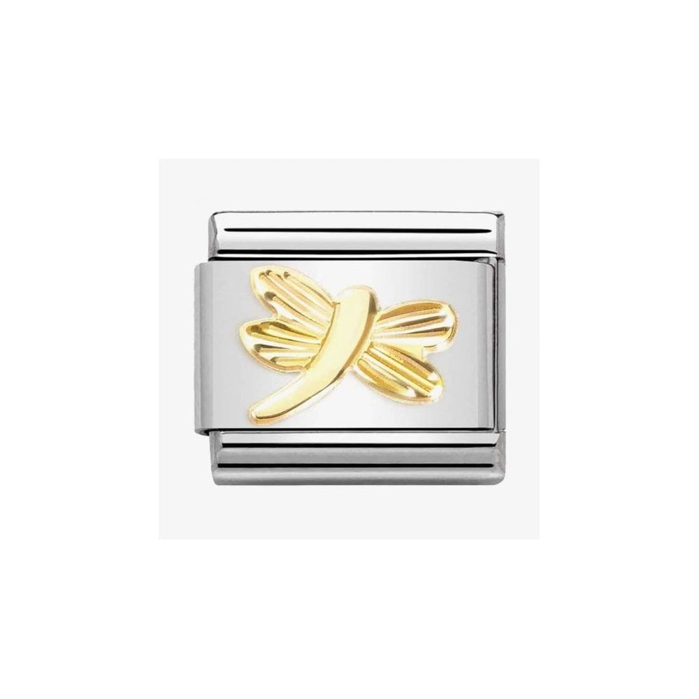 CLASSIC Composable Gold Coated Dragonfly Charm