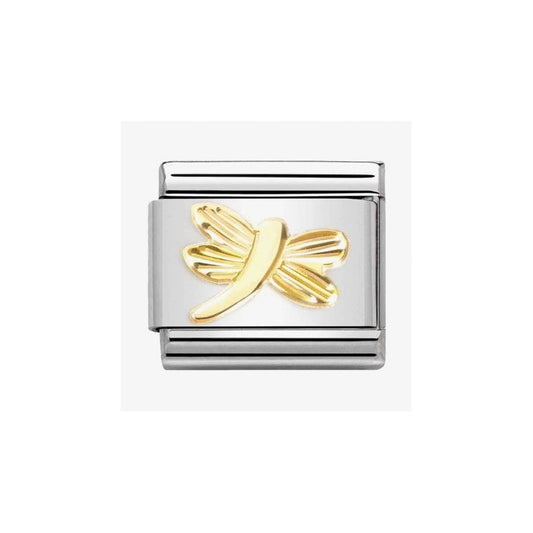 CLASSIC Composable Gold Coated Dragonfly Charm