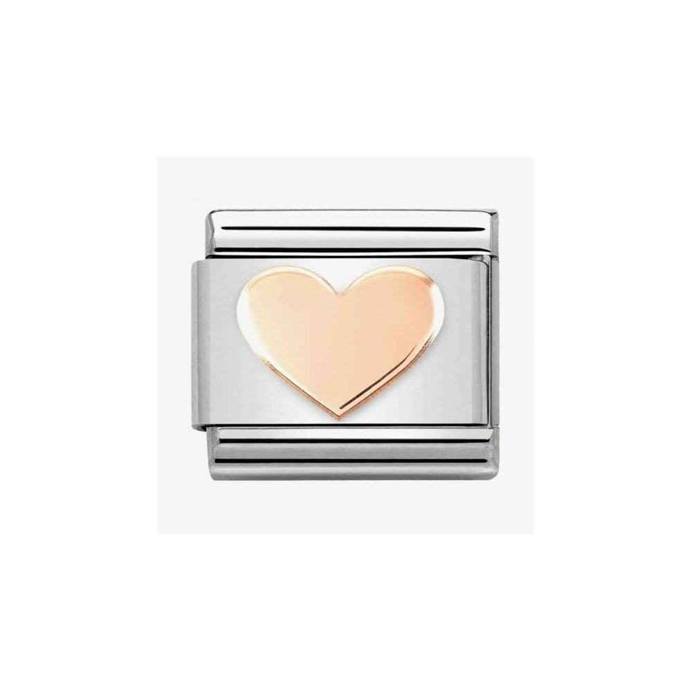 CLASSIC Composable Romance Flat Heart Charm 