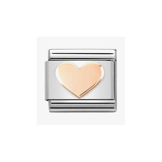 CLASSIC Composable Romance Flat Heart Charm 