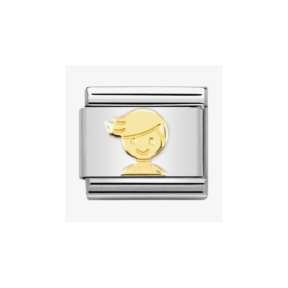 CLASSIC Composable Yellow Gold Boy Charm