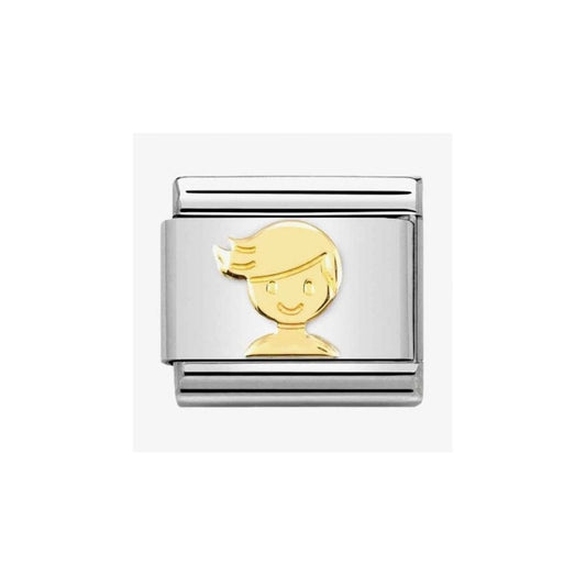 CLASSIC Composable Yellow Gold Boy Charm