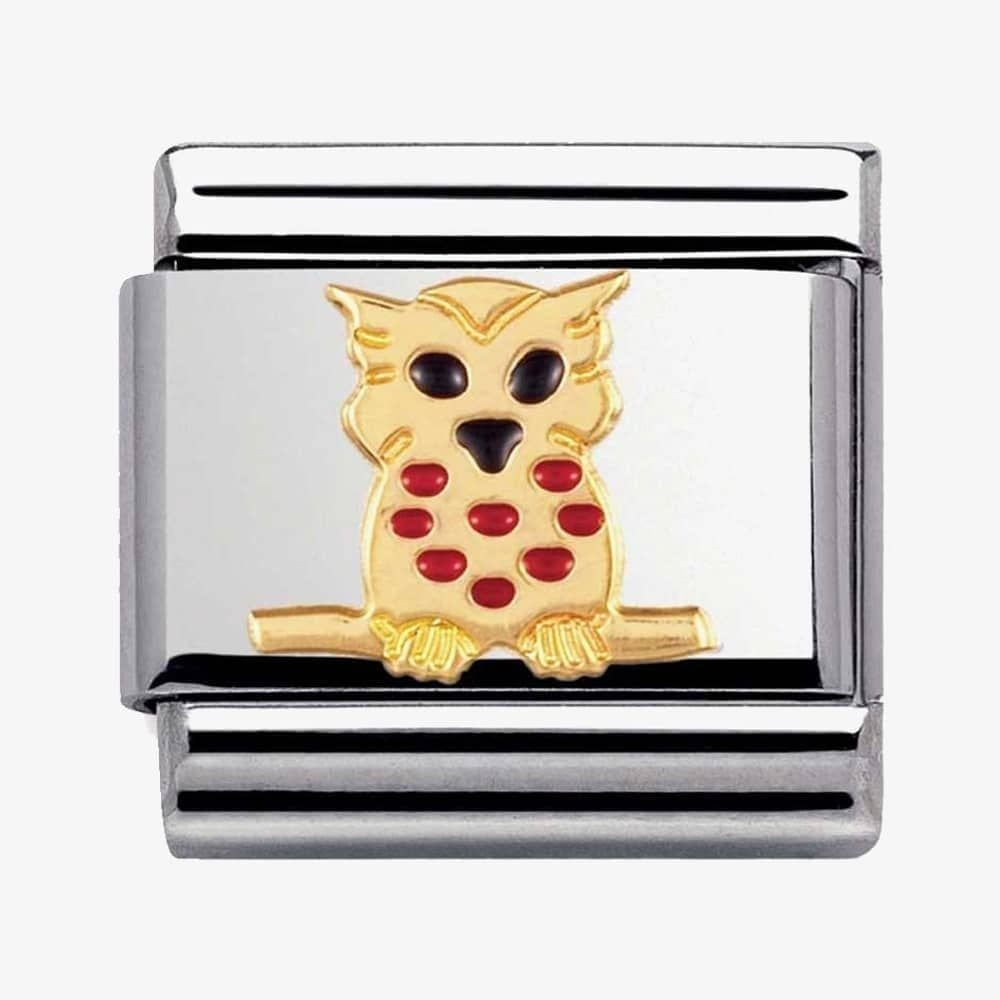 CLASSIC Gold Animals Owl Charm