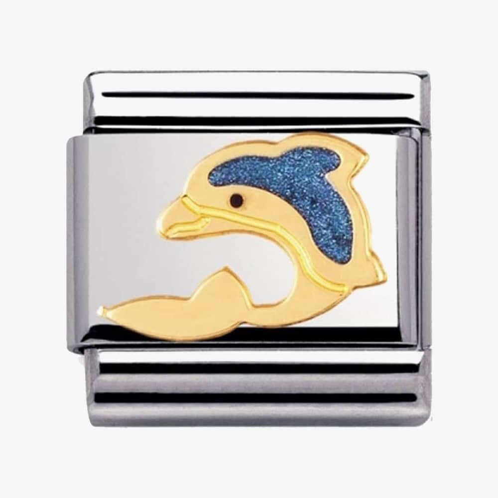 CLASSIC Gold Animals of the Sea Dolphin Charm