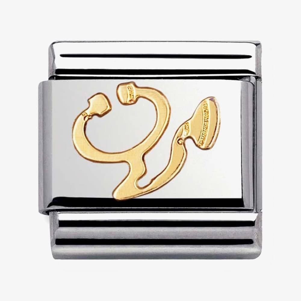 CLASSIC Gold Daily Life Stethoscope Charm