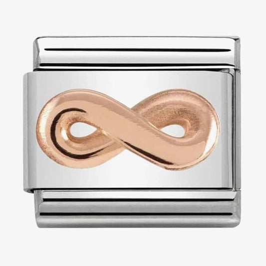 CLASSIC ROSE GOLD INFINITY CHARM