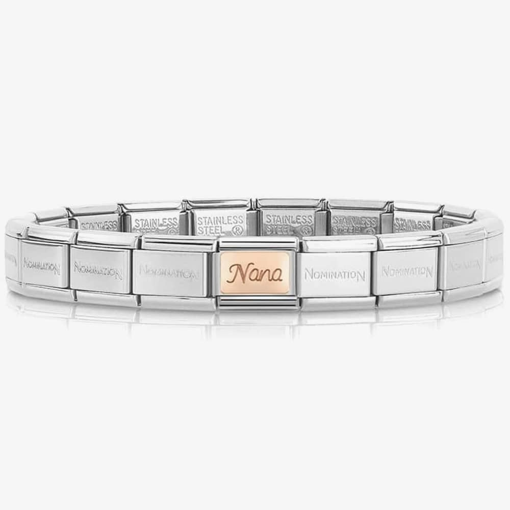 CLASSIC ROSE GOLD PLATE WITH Nana IN WRITING