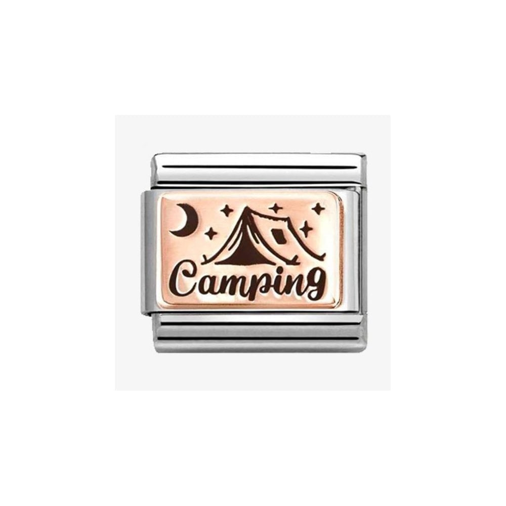CLASSIC Rose Gold Camping Charm 