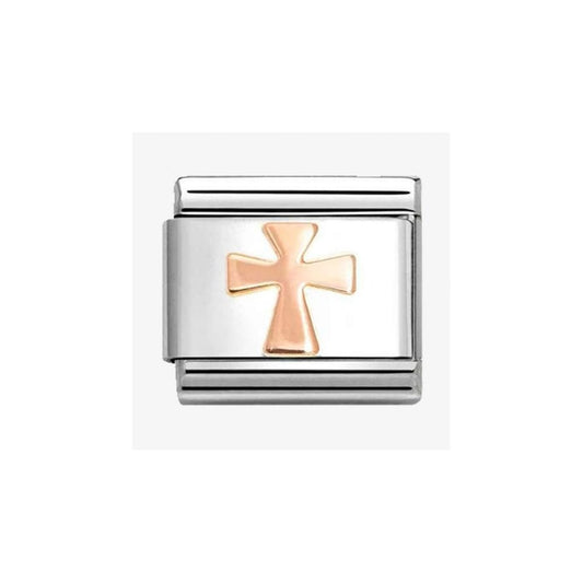 CLASSIC Rose Gold Cross Charm 