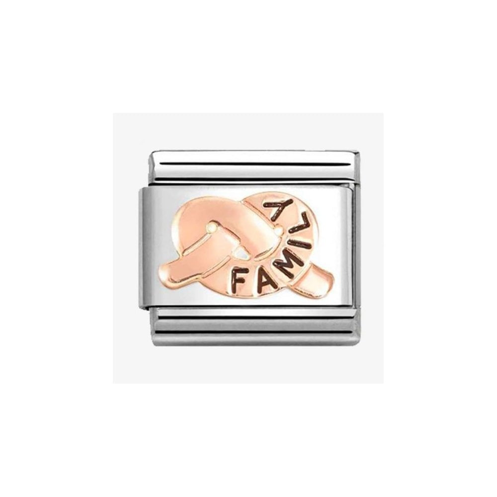 CLASSIC Rose Gold Family Promise Knot Charm 