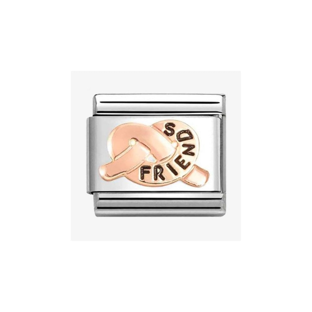 CLASSIC Rose Gold Friends Promise Knot Charm 