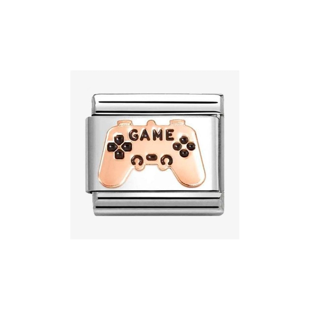 CLASSIC Rose Gold Game Controller Charm 