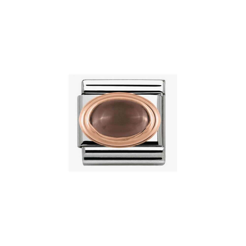 CLASSIC Rose Gold Smoky Quartz Charm
