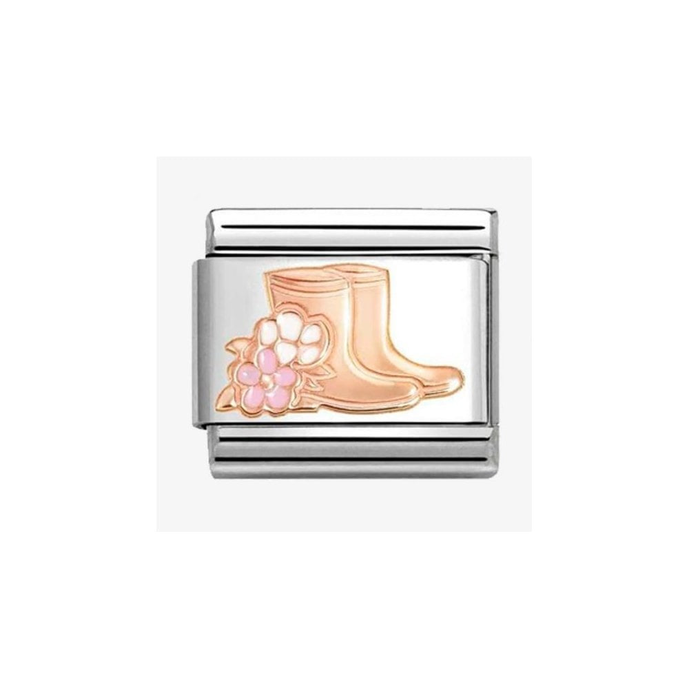 CLASSIC Rose Gold Wellies Charm 