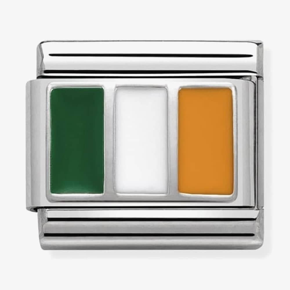 CLASSIC SILVERSHINE IRISH FLAG CHARM